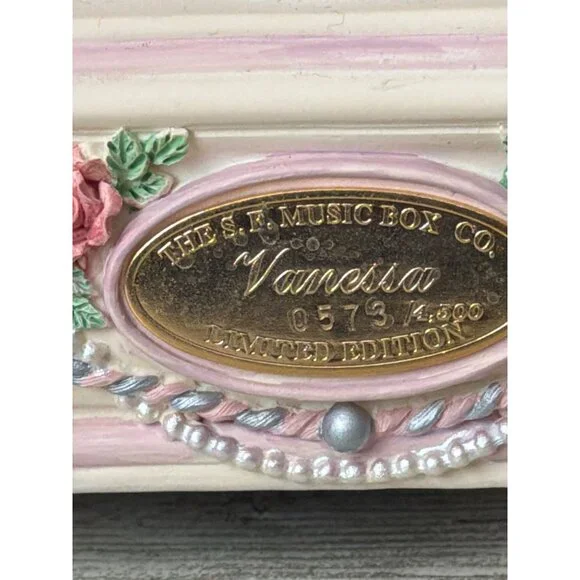 San Francisco Music Box Co Vanessa Carousel Horse Music Box Maureen Drdak Ltd Ed - Picture 3 of 17